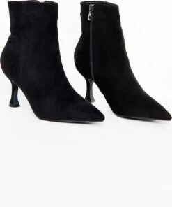 LOLALIZA Suede Laarzen Met Hak - Zwart - Maat C37 -Gabor Verkoop 2024 1003x1200 4