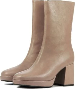 VIA VAI Enkellaarsjes Dames / Laarzen / Damesschoenen - Leer - 57041 Led - Roze - Maat 42 -Gabor Verkoop 2024 1011x1200 2