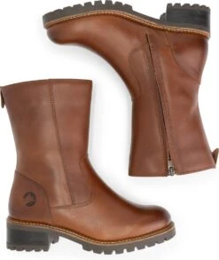 Travelin' Skjolden Leren Dames Laarzen - Wol Gevoerde Laars - Cognac Leer - Maat 36 -Gabor Verkoop 2024 1013x1200