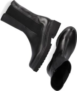 Gabor Vrouwen Leren Chelsea Boots / Laarzen / Damesschoenen 72.871 Led - Zwart - Maat 38.5 -Gabor Verkoop 2024 1015x1200