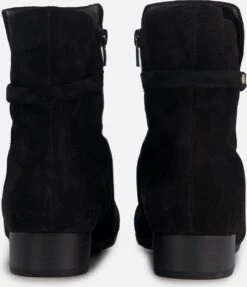 Gabor Enkellaarsjes Dames / Laarzen / Damesschoenen - Suède - 92.716.47 - Zwart - Maat 37 -Gabor Verkoop 2024 1032x1200