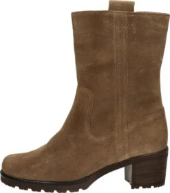 Gabor Enkellaarsjes Dames / Laarzen / Damesschoenen - Suède - 92.806.34 - Taupe - Maat 39 -Gabor Verkoop 2024 1056x1200 2