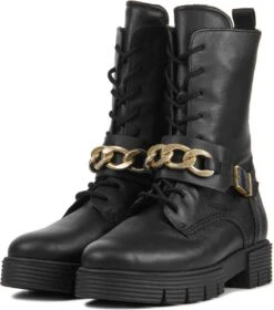 Gabor Veterboots Dames / Laarzen / Damesschoenen - Leer - 92.743.37 - Zwart - Maat 40 -Gabor Verkoop 2024 1057x1200 3