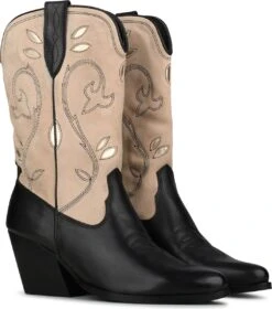 PS Poelman LOLA Dames Laarzen - Zwart Met Combinatie - Maat 39 -Gabor Verkoop 2024 1059x1200 2