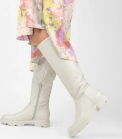 Ps Poelman SOPHIE Dames Hoge Laarzen - Crème - Maat 37 -Gabor Verkoop 2024 1060x1200