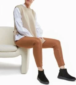 Woden Enkellaarsjes Dames / Laarzen / Damesschoenen - Suède - Abbi Suede - Zwart - Maat 37 -Gabor Verkoop 2024 1080x1200 18