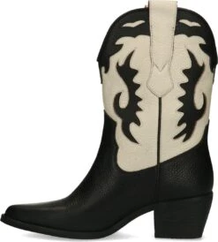 Manfield - Dames - Zwarte Leren Cowboy Laarzen - Maat 38 -Gabor Verkoop 2024 1082x1200 2
