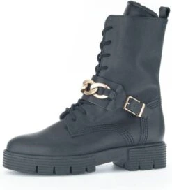Gabor Veterboots Dames / Laarzen / Damesschoenen - Leer - 92.743.37 - Zwart - Maat 40 -Gabor Verkoop 2024 1090x1200 1
