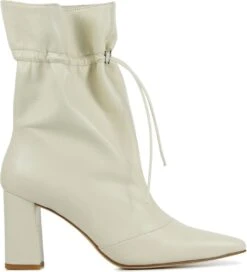 Lina Locchi Enkellaarsjes Dames / Laarzen / Damesschoenen - Leer - L1140 Led - Gebroken Wit - Maat 39 -Gabor Verkoop 2024 1090x1200 2