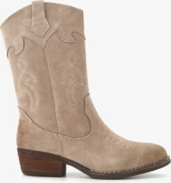 TwoDay Suede Meisjes Cowboy Western Laarzen Beige - Maat 33 - Echt Leer -Gabor Verkoop 2024 1120x1200 5