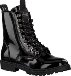 Vingino Eva High Veterboots - Laarzen Met Veters - Meisjes - Zwart - Maat 28 -Gabor Verkoop 2024 1121x1200 4