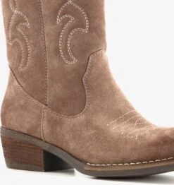 TwoDay Suede Dames Cowboy Western Laarzen - Bruin - Maat 39 - Echt Leer -Gabor Verkoop 2024 1130x1200 1