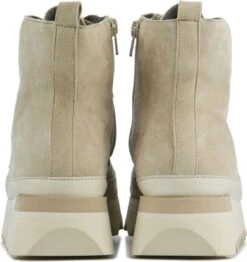 Softwaves Enkellaarsjes Dames / Laarzen / Damesschoenen - Suède - 8.51.08 - Gebroken Wit - Maat 38 -Gabor Verkoop 2024 1132x1200