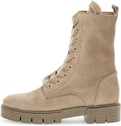 Gabor 745.4 Veterboots - Laarzen Met Veters - Dames - Taupe - Maat 37