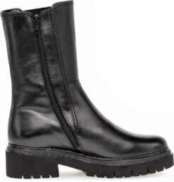 Gabor Vrouwen Leren Chelsea Boots / Laarzen / Damesschoenen 72.871 Led - Zwart - Maat 38.5 -Gabor Verkoop 2024 1147x1200