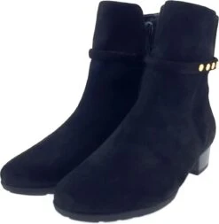 Gabor Enkellaarsjes Dames / Laarzen / Damesschoenen - Suède - 92.716.47 - Zwart - Maat 37 -Gabor Verkoop 2024 1171x1200 4