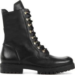 Gabor Veterboots Dames / Laarzen / Damesschoenen - Leer - 92.723.57 - Zwart - Maat 39 -Gabor Verkoop 2024 1195x1200
