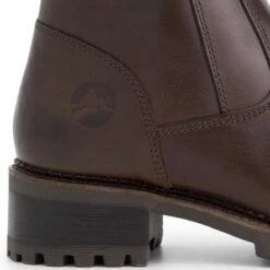 Travelin' Fitjar Leren Dames Laarzen - Wol Gevoerde Laars - Donkerbruin Leer - Maat 39 -Gabor Verkoop 2024 1198x1200 1