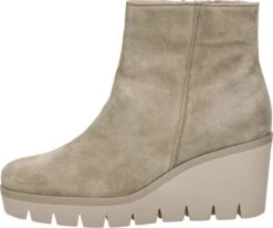 Gabor Enkellaarsjes Dames / Laarzen / Damesschoenen - Suède - 94.780.12 - Beige - Maat 38.5 -Gabor Verkoop 2024 1200x1000 1