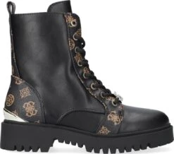 Guess Omala Veterboots - Laarzen Met Veters - Dames - Zwart - Maat 38