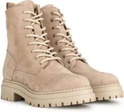 PS Poelman LUNA Dames Veter Laarzen - Beige - Maat 38 -Gabor Verkoop 2024 1200x1086 1