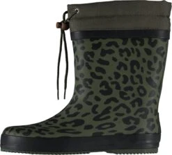 Xqboots Dames Regenlaars Gevoerd Army&Groen - Laarzen - 39