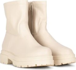 POSH By Poelman ELA Dames Enkel Laarzen - Crème - Maat 39 -Gabor Verkoop 2024 1200x1102