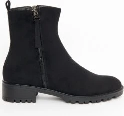 LOLALIZA Suede Laarzen - Zwart - Maat C38