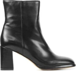 Mace Enkellaarsjes Dames / Laarzen / Damesschoenen - Leer - M1121 - Zwart - Maat 39