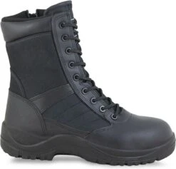 MAGNUM Centurion 8.0 SZ Sidezip - Heren Tactische Laarzen Inzetlaarzen Militaire Politie Security Boots Zwart M801385-021 - Maat EU 44 UK 10