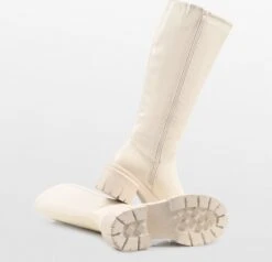 POSH By Poelman NORI Dames Hoge Laarzen - Crème - Maat 39 -Gabor Verkoop 2024 1200x1158