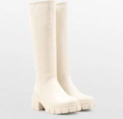 POSH By Poelman NORI Dames Hoge Laarzen - Crème - Maat 39 -Gabor Verkoop 2024 1200x1159