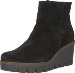 Gabor Enkellaarsjes Dames / Laarzen / Damesschoenen - Suède - 94.780.17 - Zwart - Maat 40 -Gabor Verkoop 2024 1200x1176