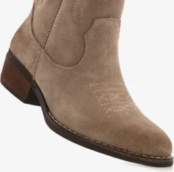 TwoDay Suede Meisjes Cowboy Western Laarzen Beige - Maat 33 - Echt Leer -Gabor Verkoop 2024 1200x1188