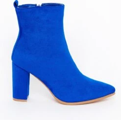 LOLALIZA Suede Laarzen - Blauw - Maat C40