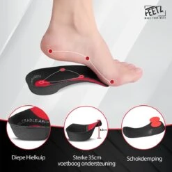 FEETZ - Hielspoor En Fasciitis Plantaris Driekwart Inlegzolen Voor Mannen & Vrouwen Steunzolen Voor Schoenen - Orthopedische Inlegzolen - Platvoeten – Hardloop Inlegzolen - Podologische Inlegzolen Voor Voetboogpijn Hoge Boog - Inlegzolen Voor Laarzen -Gabor Verkoop 2024 1200x1200 101