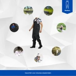 Waders Waadpak - 100% Waterdicht PVC Pak - Waadbroek Met Vaste Laarzen - Schoenmaat 43 -Gabor Verkoop 2024 1200x1200 105