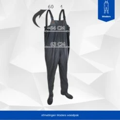 Waders Waadpak - 100% Waterdicht PVC Pak - Waadbroek Met Vaste Laarzen - Schoenmaat 41 -Gabor Verkoop 2024 1200x1200 127