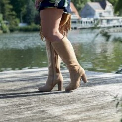 Gabylou - Laarzen Voor Brede Kuiten XL - Model Kamilla - Beige, Maat 38 -Gabor Verkoop 2024 1200x1200 18