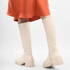 POSH By Poelman NORI Dames Hoge Laarzen - Crème - Maat 39 -Gabor Verkoop 2024 1200x1200 59