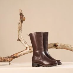 Travelin' Fitjar Leren Dames Laarzen - Wol Gevoerde Laars - Donkerbruin Leer - Maat 39 -Gabor Verkoop 2024 1200x1200 68