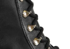 Gabor Veterboots Dames / Laarzen / Damesschoenen - Leer - 92.723.57 - Zwart - Maat 39 -Gabor Verkoop 2024 1200x839