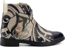 GOBY - Girl With A Pearl - Enkel Laars - Laars - Laarzen - Damesboots - Dames Laarzen - Ankle Boot - Handmade - Maat 40