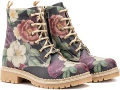 GOBY - Garden - Ankle Boots - Laars - Laarzen - Damesboots - Dames Laarzen - Enkel Laarzen - Handmade - Bloemenprint - Maat 39 -Gabor Verkoop 2024 1200x896 1