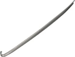 Merkloos Zilver/grijze Laars/schoenlepel Kunststof 77 Cm - Schoen Instaphulp - Schoenen/laarzen Accessoires