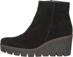 Gabor Enkellaarsjes Dames / Laarzen / Damesschoenen - Suède - 94.780.17 - Zwart - Maat 40