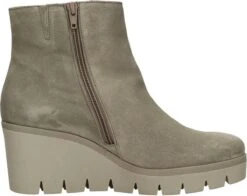 Gabor Enkellaarsjes Dames / Laarzen / Damesschoenen - Suède - 94.780.12 - Beige - Maat 38.5 -Gabor Verkoop 2024 1200x952