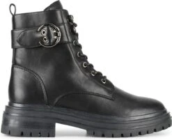 POSH By Poelman CATO Dames Veter Laarzen - Zwart - Maat 39