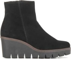 Gabor Enkellaarsjes Dames / Laarzen / Damesschoenen - Suède - 94.780.17 - Zwart - Maat 40 -Gabor Verkoop 2024 1200x989