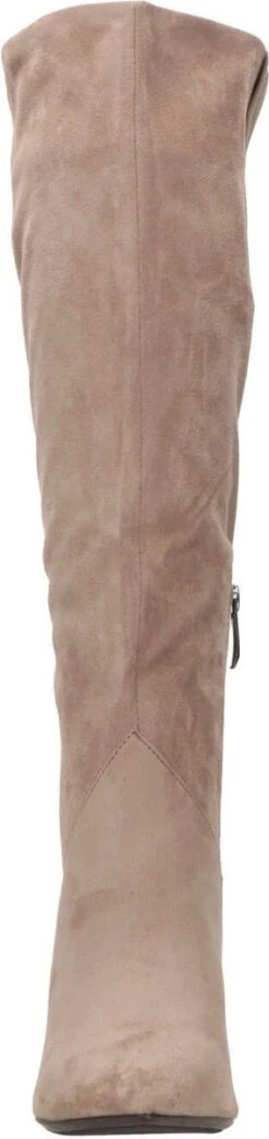 Tamaris Hoge Laarzen Taupe Textiel - Dames - Maat 39 -Gabor Verkoop 2024 284x1200